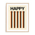 Happy Cream Wall Art
