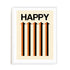 Happy Cream Wall Art