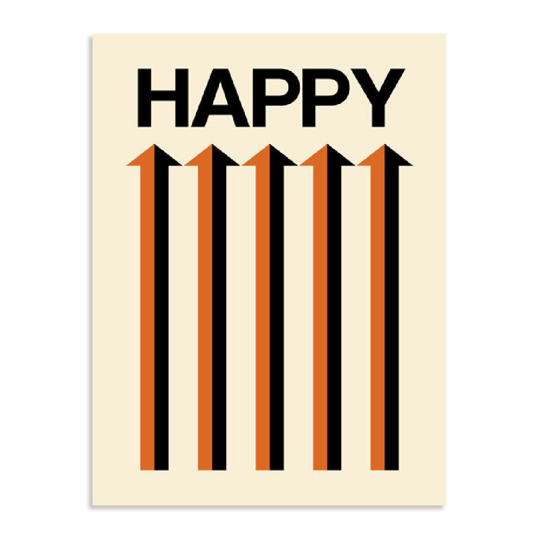 Happy Cream Wall Art