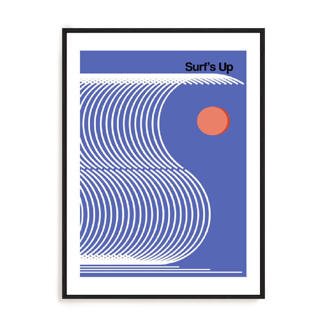 Surf'S Up Blue Wall Art