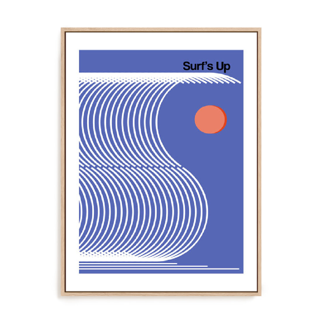 Surf'S Up Blue Wall Art