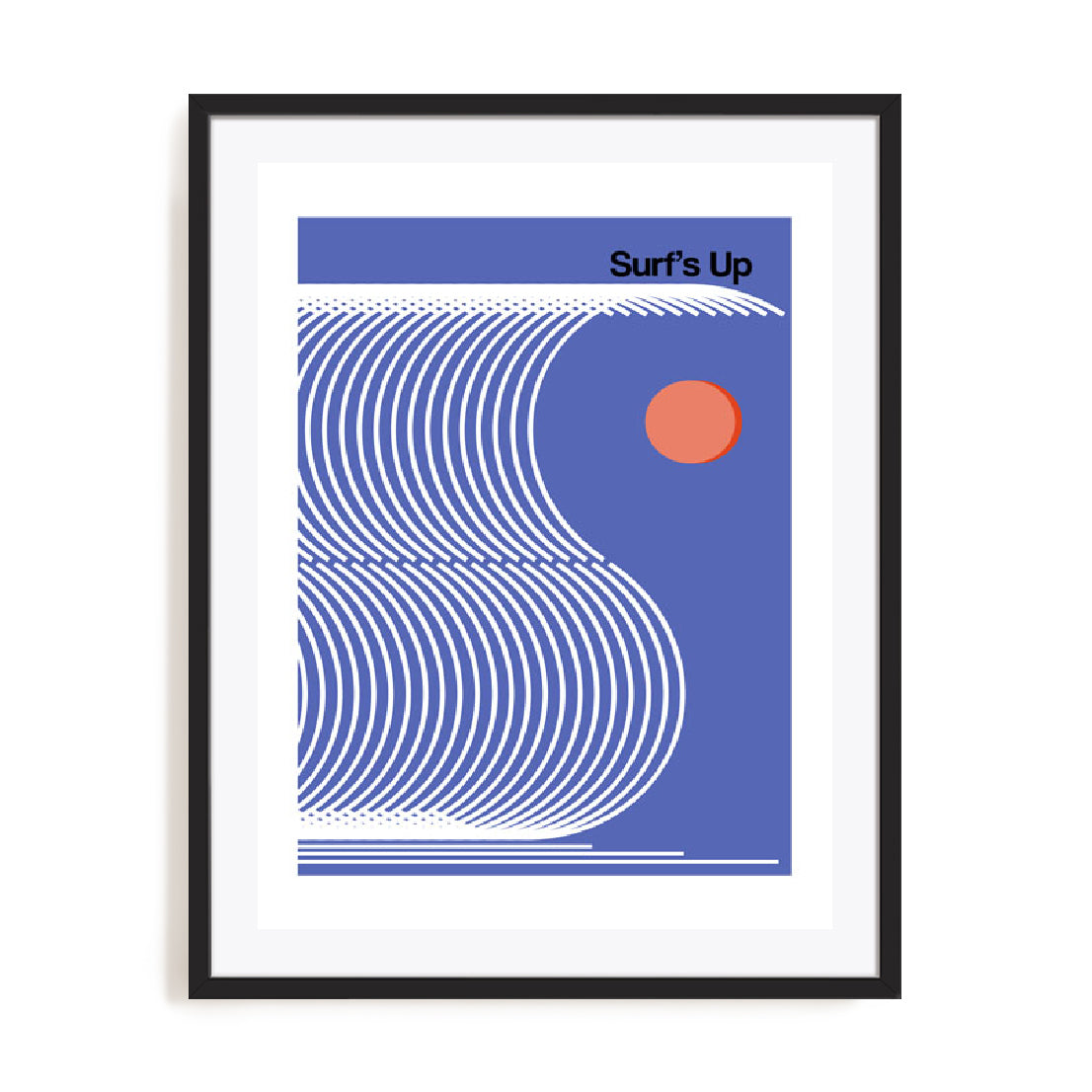 Surf'S Up Blue Wall Art