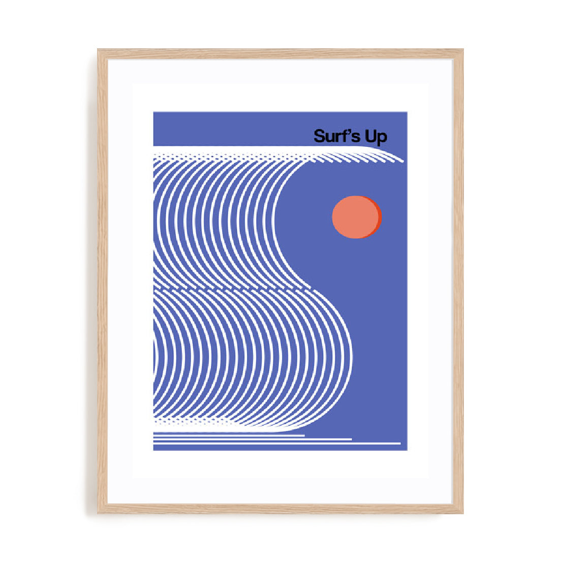 Surf'S Up Blue Wall Art