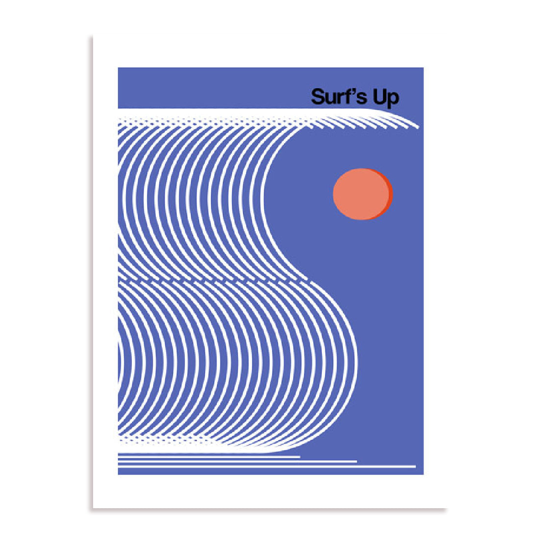 Surf'S Up Blue Wall Art