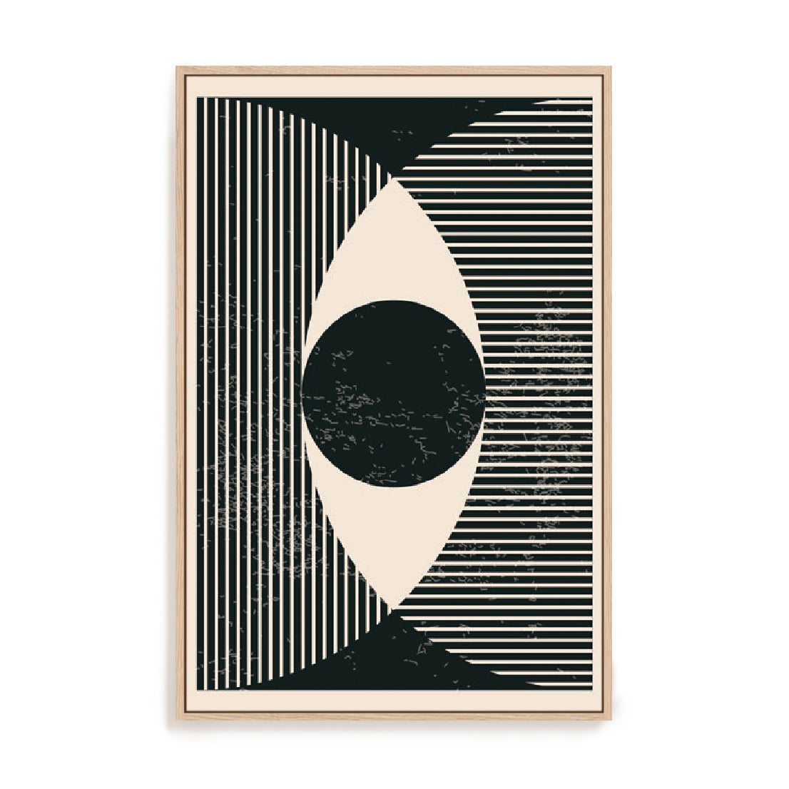 Black And White Geometric Shapes II Wall Art