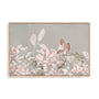 Watercolor Pastel Garden Pink Wall Art
