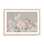 Watercolor Pastel Garden Pink Wall Art