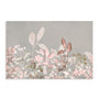 Watercolor Pastel Garden Pink Wall Art