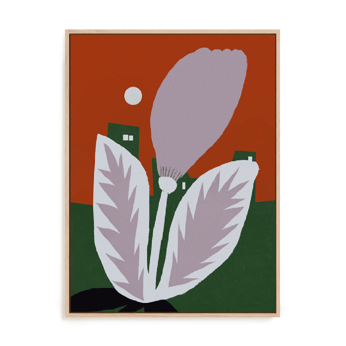 Light Purple Flower Wall Art