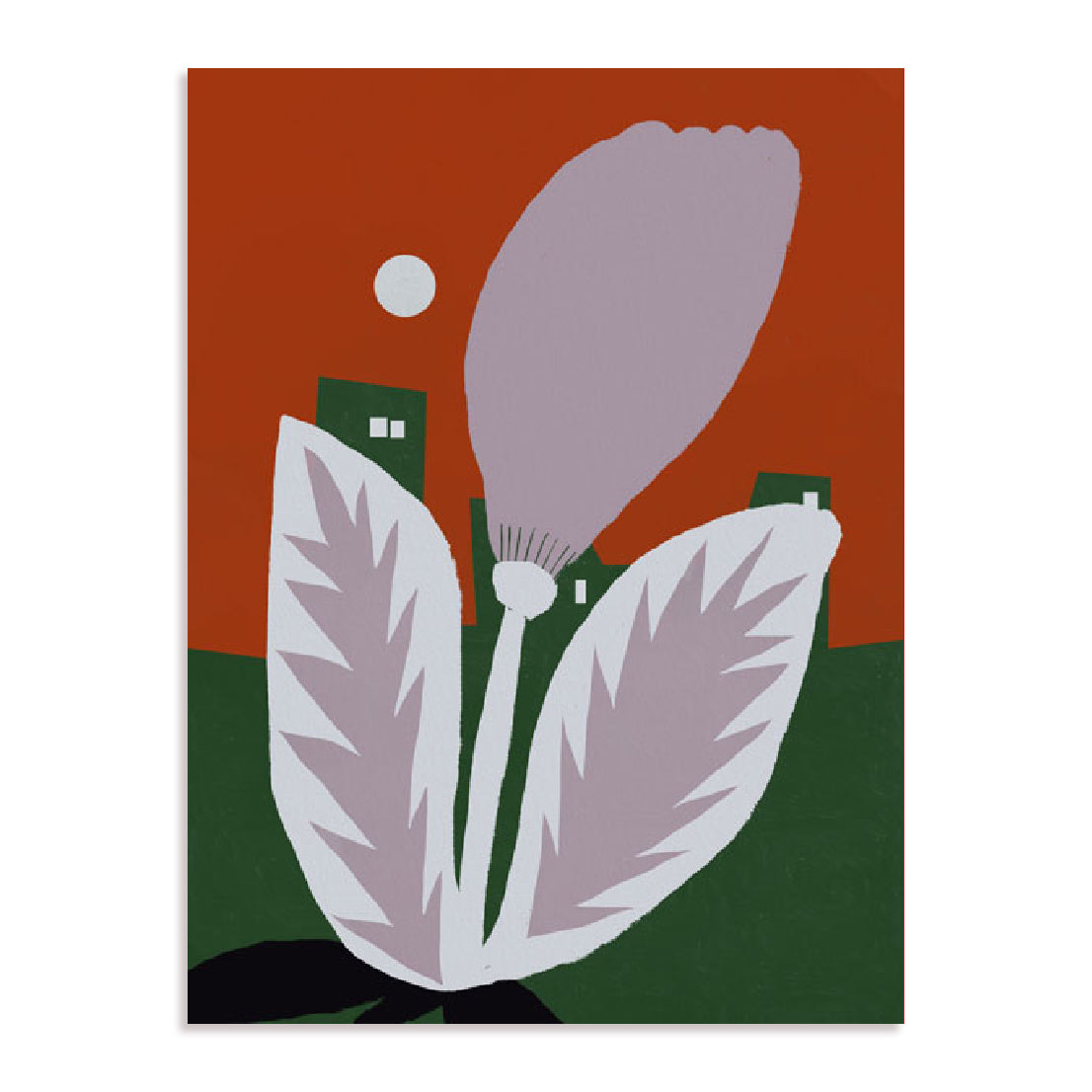 Light Purple Flower Wall Art