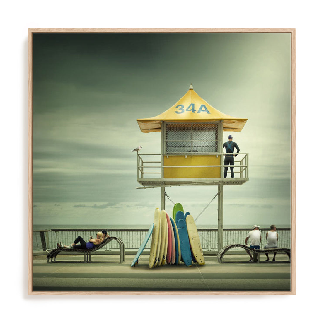The life guard Wall Art