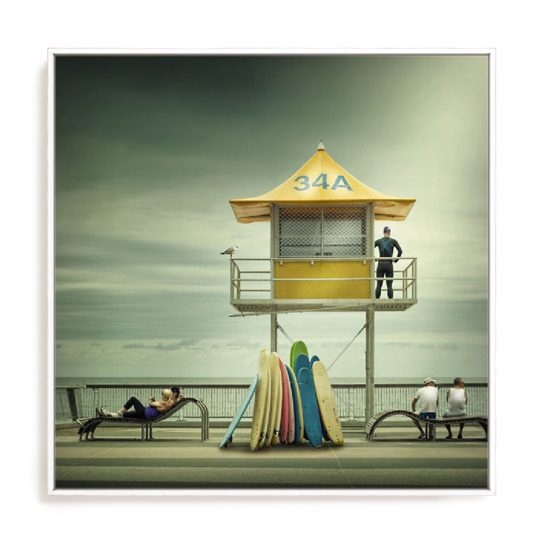 The life guard Wall Art