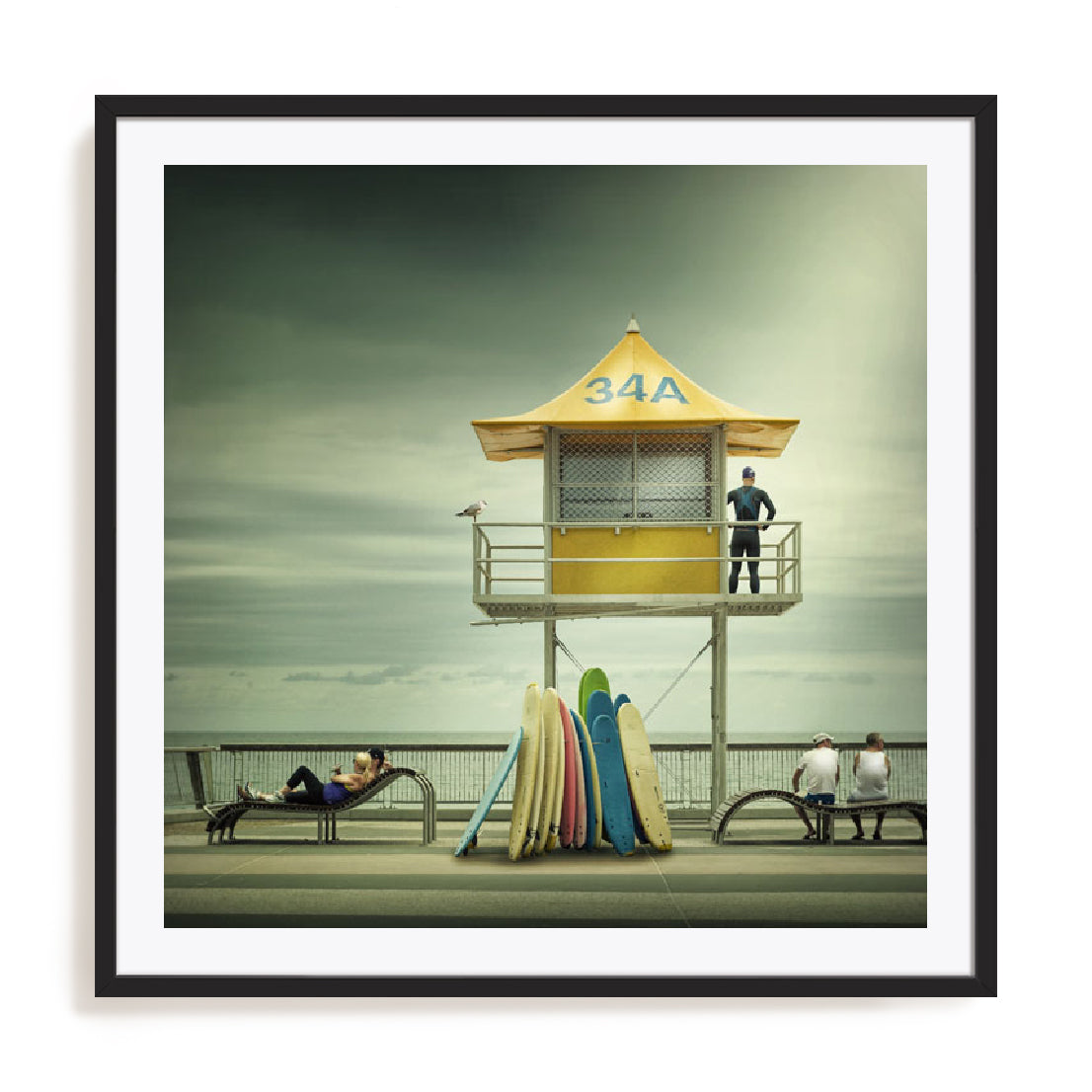 The life guard Wall Art