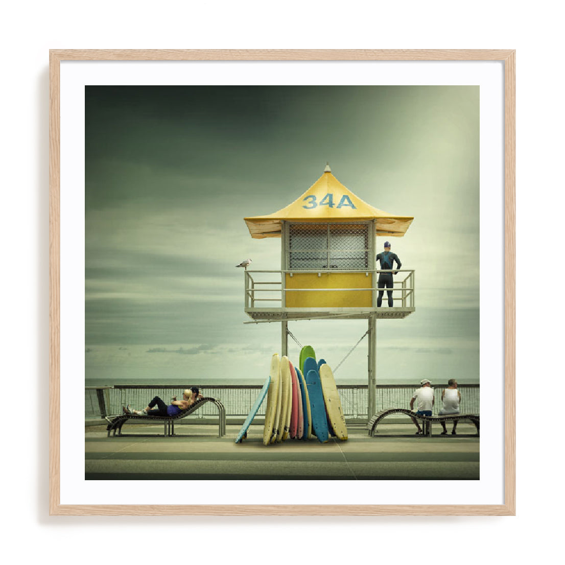The life guard Wall Art