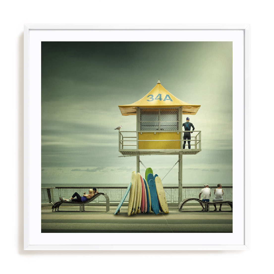 The life guard Wall Art