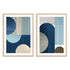 Abstract Blue IV And V Wall Art
