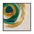 Green Metallic Circle I Wall Art