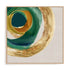 Green Metallic Circle I Wall Art