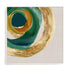 Green Metallic Circle I Wall Art