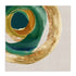 Green Metallic Circle I Wall Art
