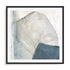 Varied Blue Abstract Wall Art #oran_black-white-border