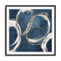 Abstract Blue Circles I Wall Art