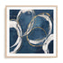 Abstract Blue Circles I Wall Art #oran_natural-white-border