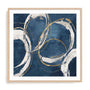 Abstract Blue Circles I Wall Art