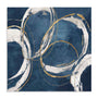 Abstract Blue Circles I Wall Art