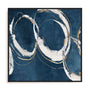 Abstract Blue Circles II Wall Art