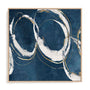 Abstract Blue Circles II Wall Art