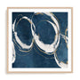 Abstract Blue Circles II Wall Art