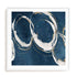 Abstract Blue Circles II Wall Art #oran_white-white-border