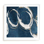 Abstract Blue Circles II Wall Art