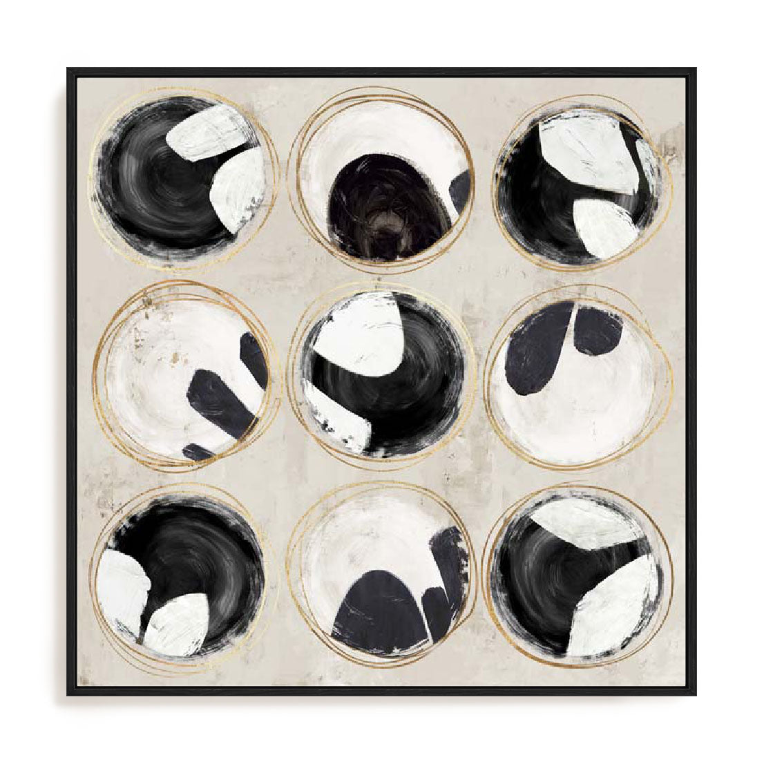 Black and White Tribal Wall Art