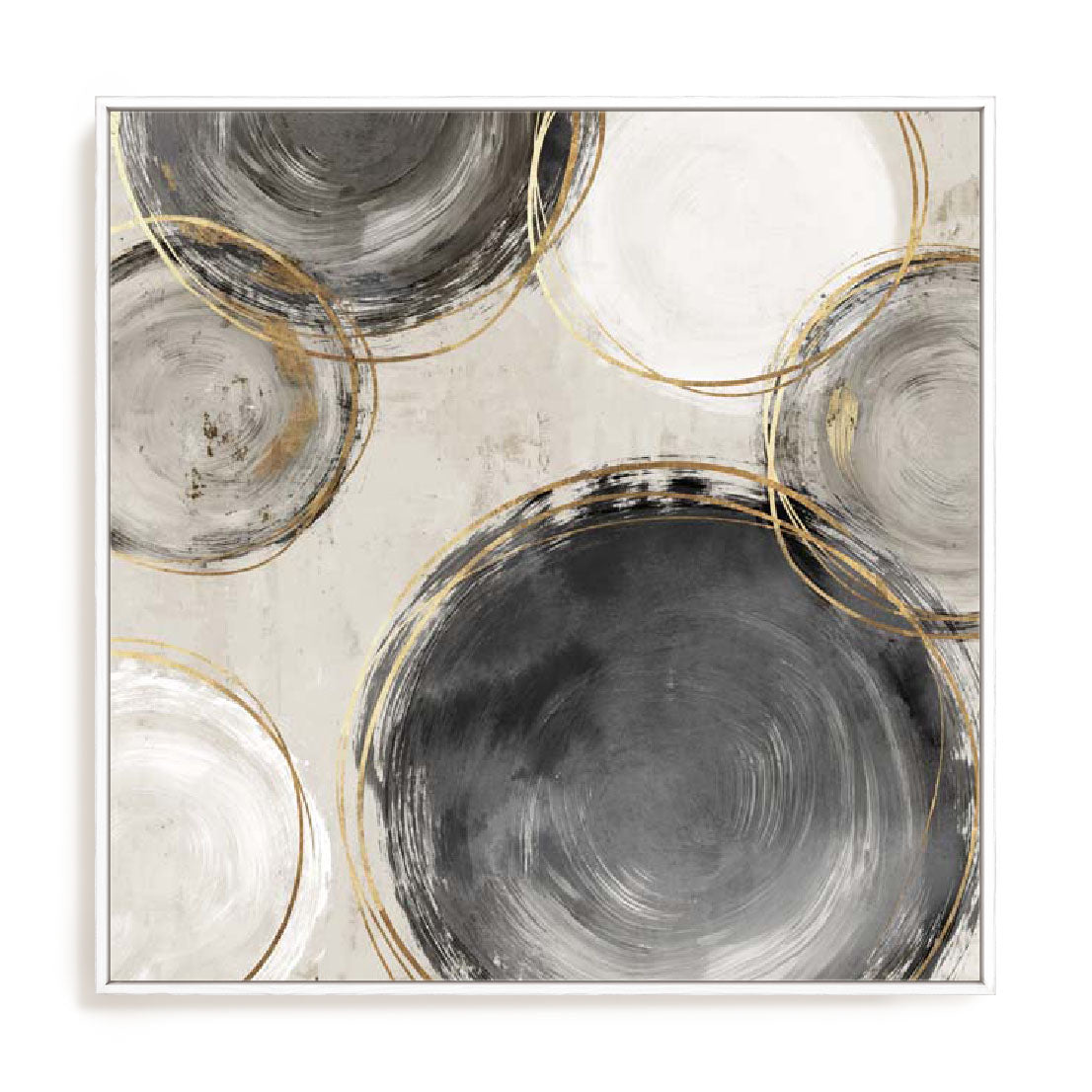 Rings of Black I Wall Art