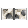 Rings Of Black I and II Wall Art