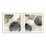 Rings Of Black I and II Wall Art