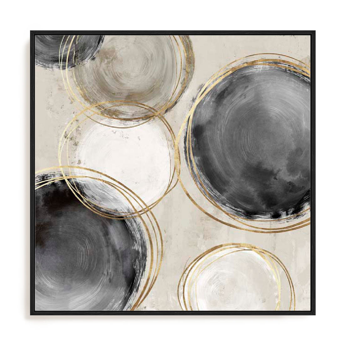 Rings of Black II Wall Art