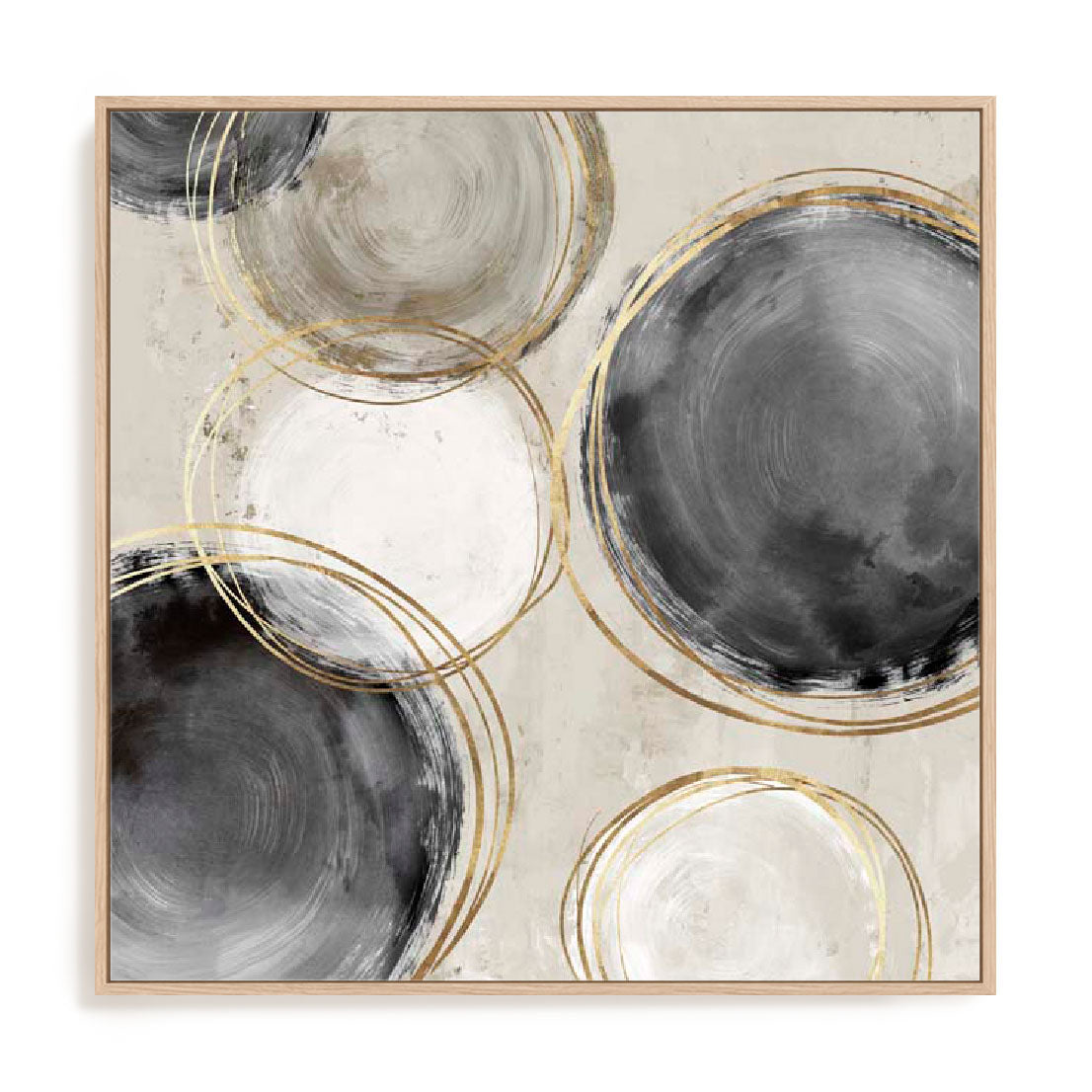 Rings of Black II Wall Art