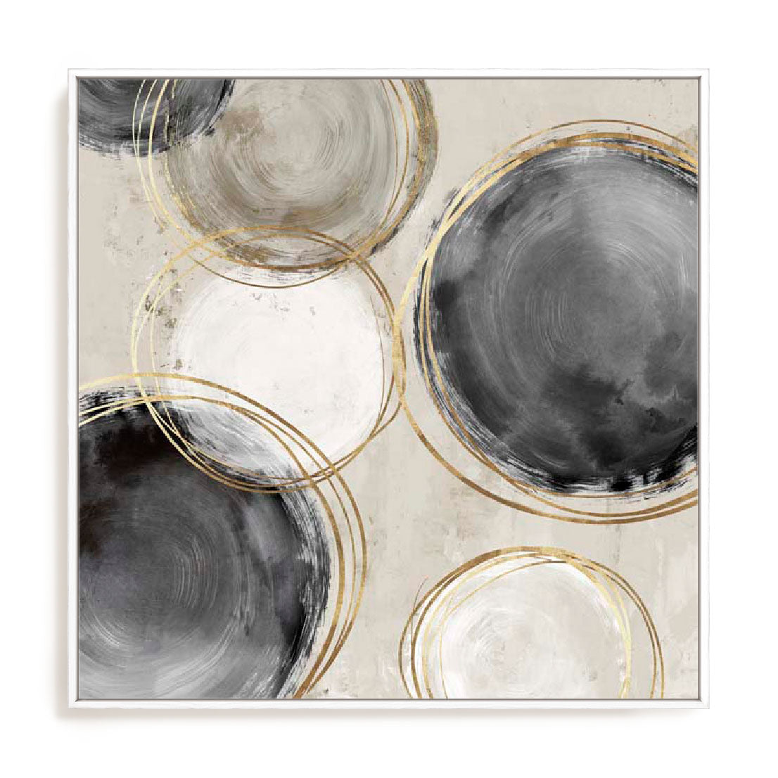 Rings of Black II Wall Art