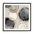 Rings of Black II Wall Art #oran_black-white-border