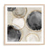 Rings of Black II Wall Art #oran_natural-white-border
