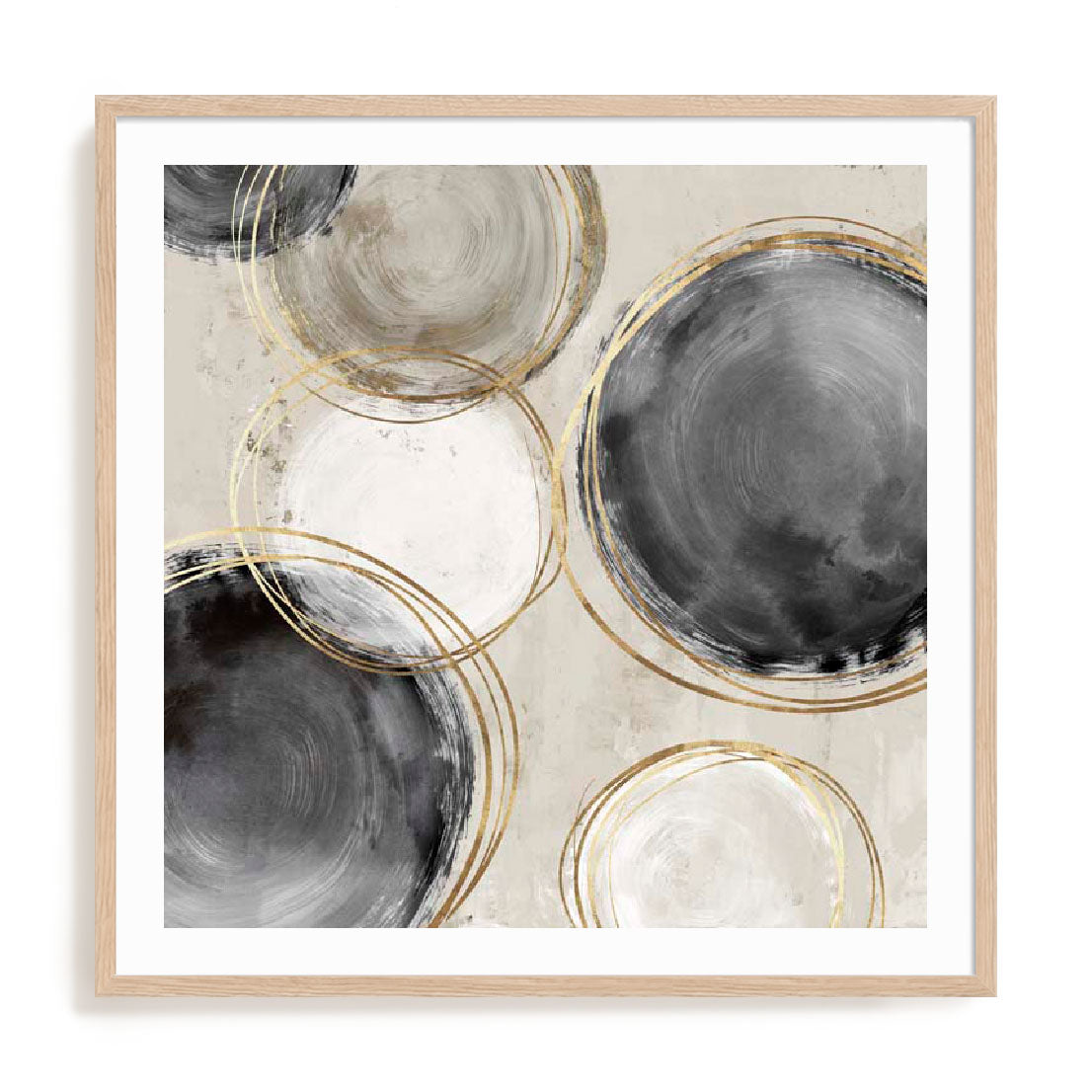 Rings of Black II Wall Art