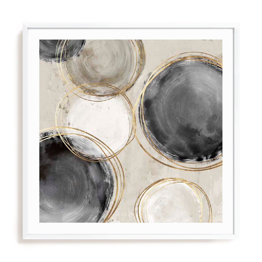 Rings of Black II Wall Art
