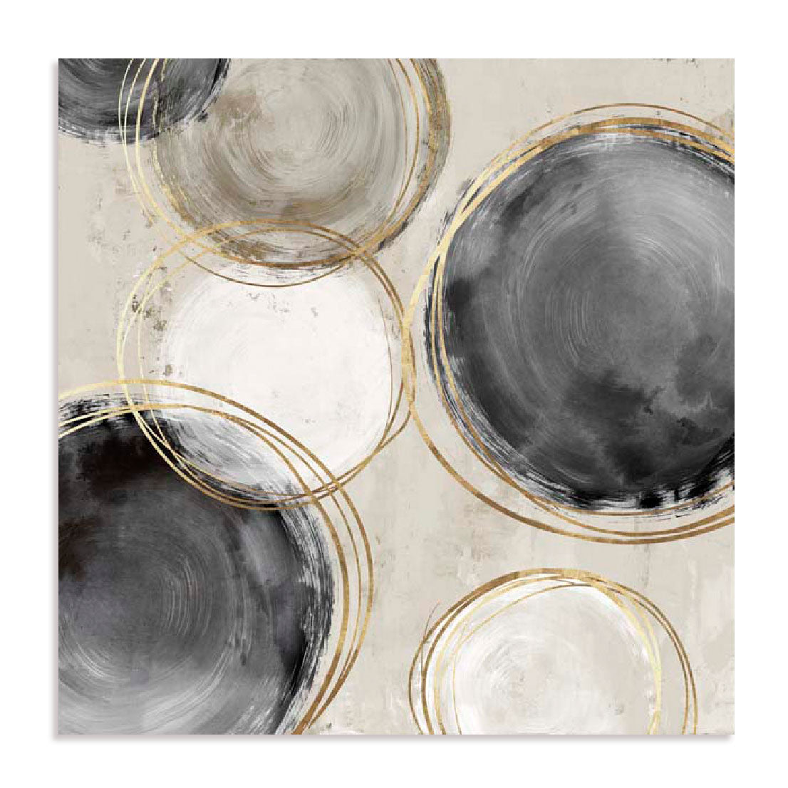 Rings of Black II Wall Art