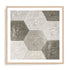 Woven Tile I Wall Art #oran_natural-white-border