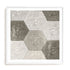 Woven Tile I Wall Art #oran_white-white-border