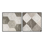 Woven Tile I and II Wall Art