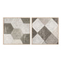 Woven Tile I and II Wall Art